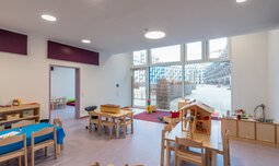 Spielzimmer Kindergarten Kinderkrippe Aufenthaltsraum | © Max Ott www.d-design.de